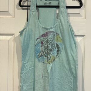 Salt Life Sea Turtle Graphic Tank Top